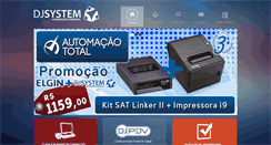 Desktop Screenshot of djsystem.com.br